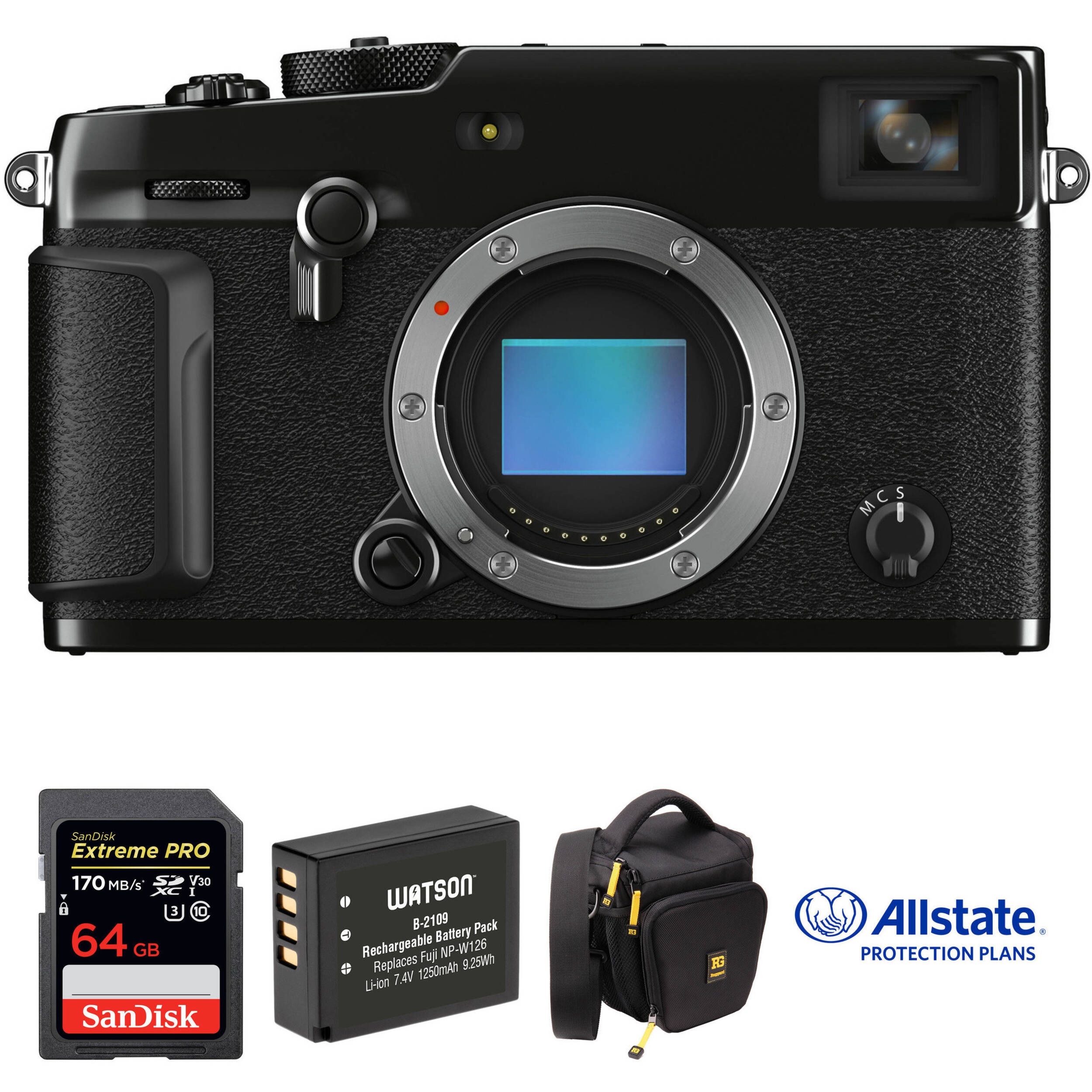 FUJIFILM X-Pro3 Mirrorless Camera Deluxe Kit (Black)