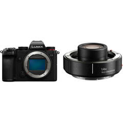 Panasonic Lumix S5 Mirrorless Camera with 1.4x Teleconverter