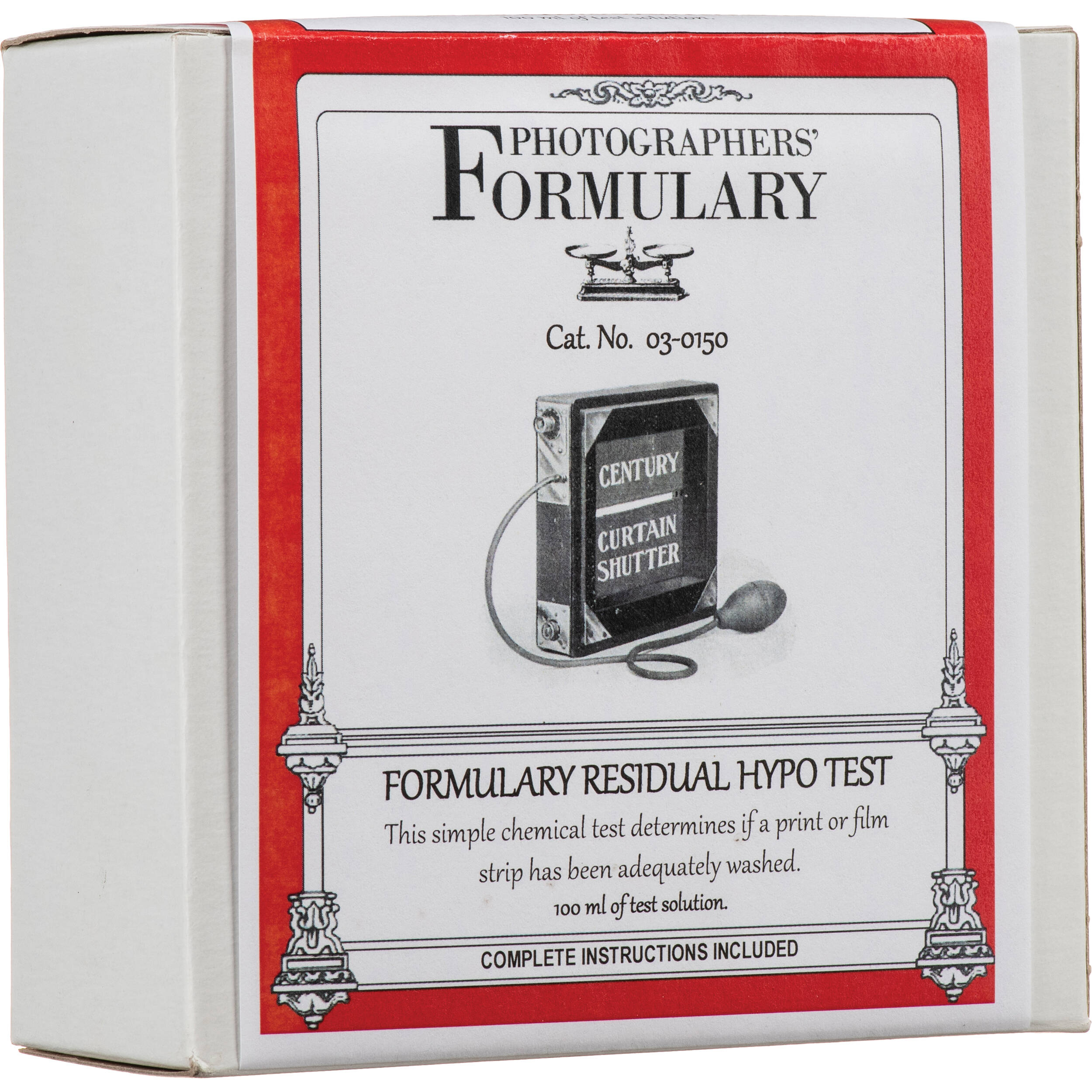 Photographers Formulary Residual Hypo Test - 100ml
