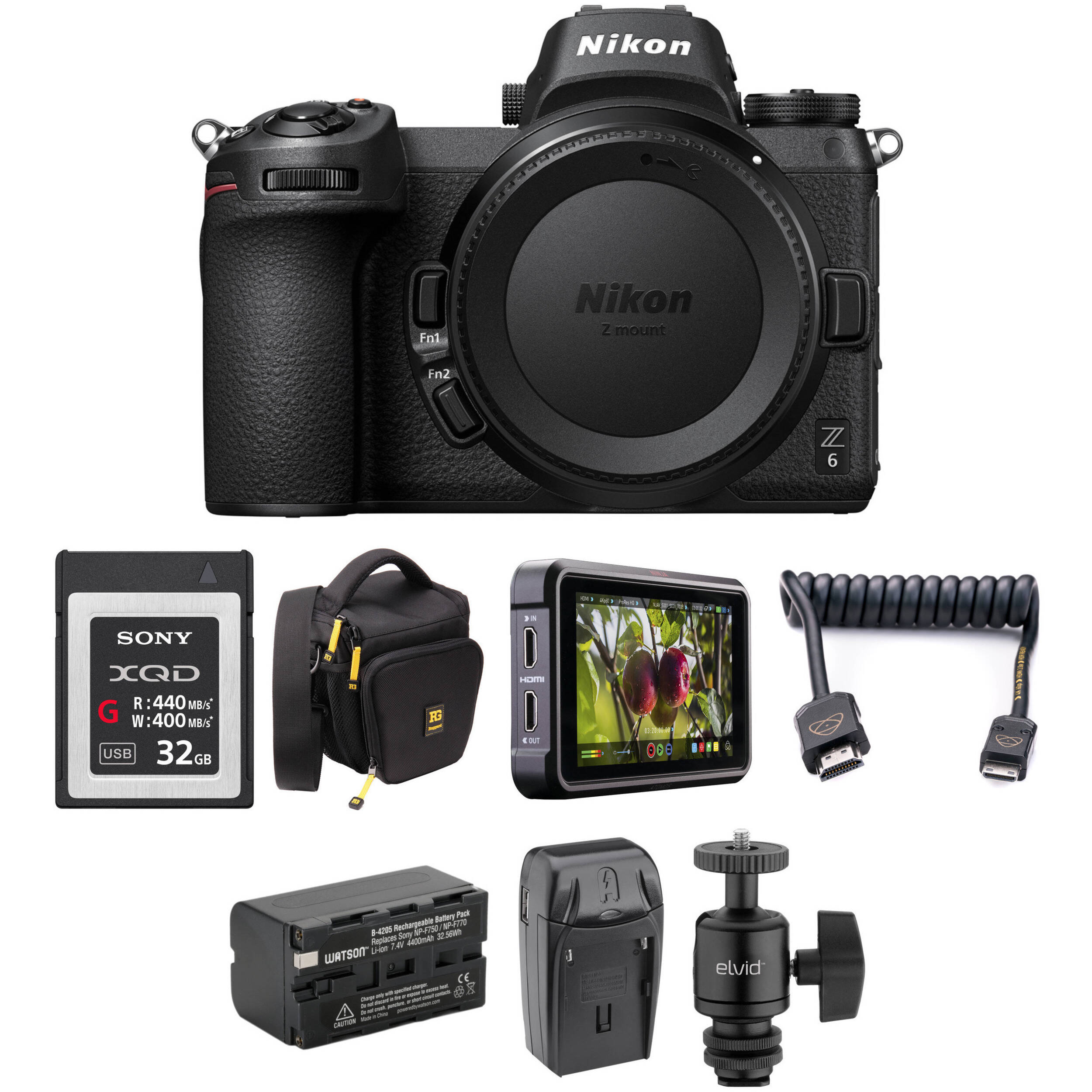 Nikon Z6 Mirrorless Camera HDR Filmmaker Kit