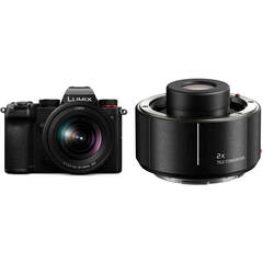 Panasonic Lumix S5 Mirrorless Camera with 20-60mm Lens and 2x Teleconverter Kit