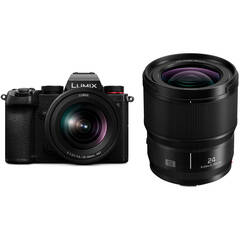 Panasonic Lumix S5 Mirrorless Camera with 20-60mm and 24mm Lenses