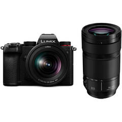 Panasonic Lumix S5 Mirrorless Camera with 20-60mm and 70-300mm Lenses Kit