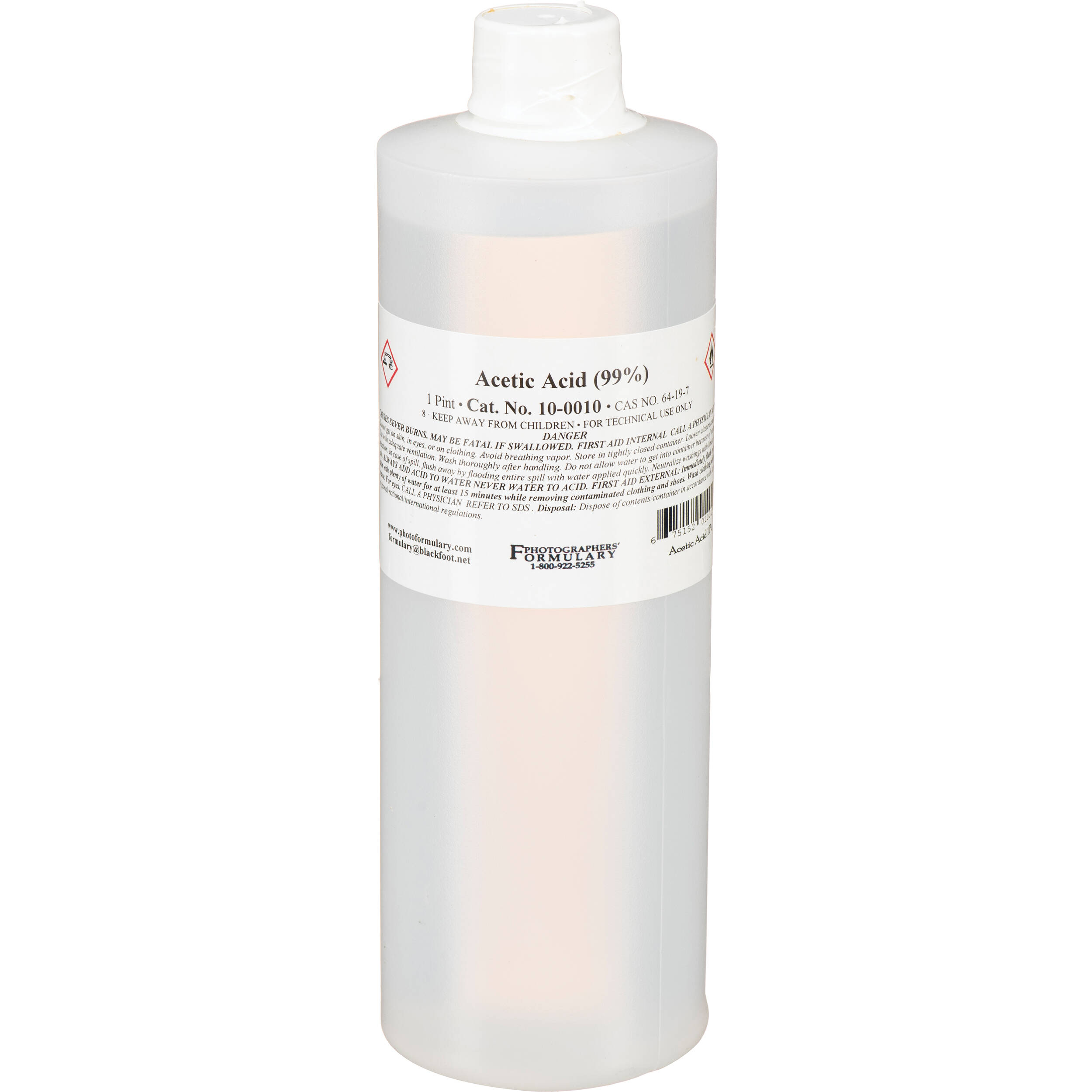 Photographers Formulary Glacial Acetic Acid - 1 Pint