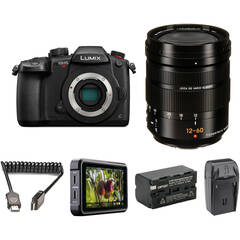 Panasonic Lumix GH5S Mirrorless Camera with 12-60mm Lens Pro HDR Kit