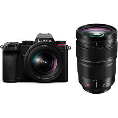 Panasonic Lumix S5 Mirrorless Camera with 20-60mm and 24-70mm Lenses