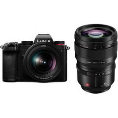 Panasonic Lumix S5 Mirrorless Camera with 20-60mm and 50mm f/1.4 Lenses Kit