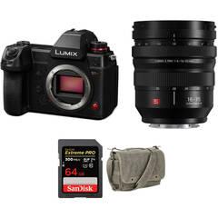 Panasonic Lumix S1H Mirrorless Camera with16-35mm f/4 Lens Kit