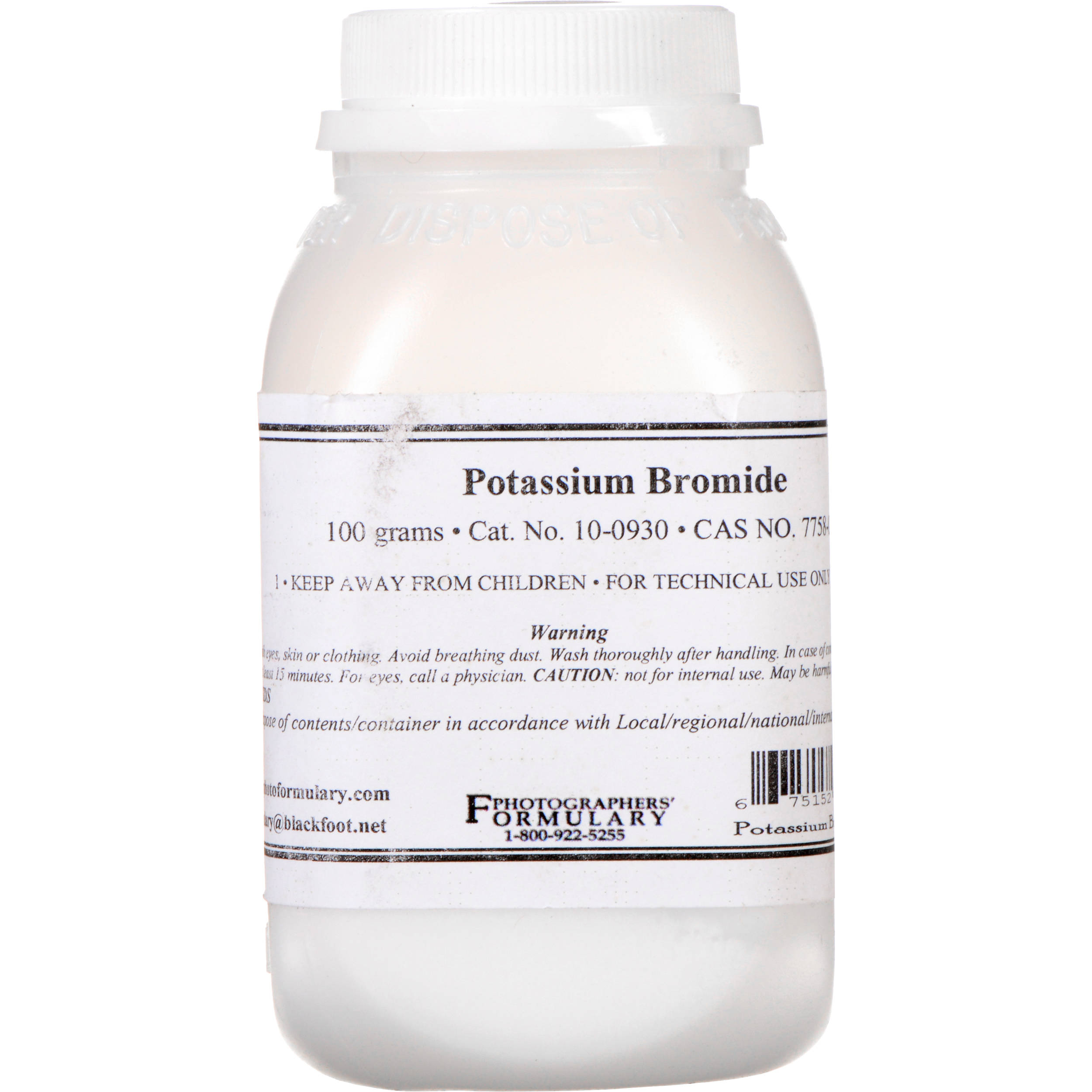 Photographers Formulary Potassium Bromide (100g)