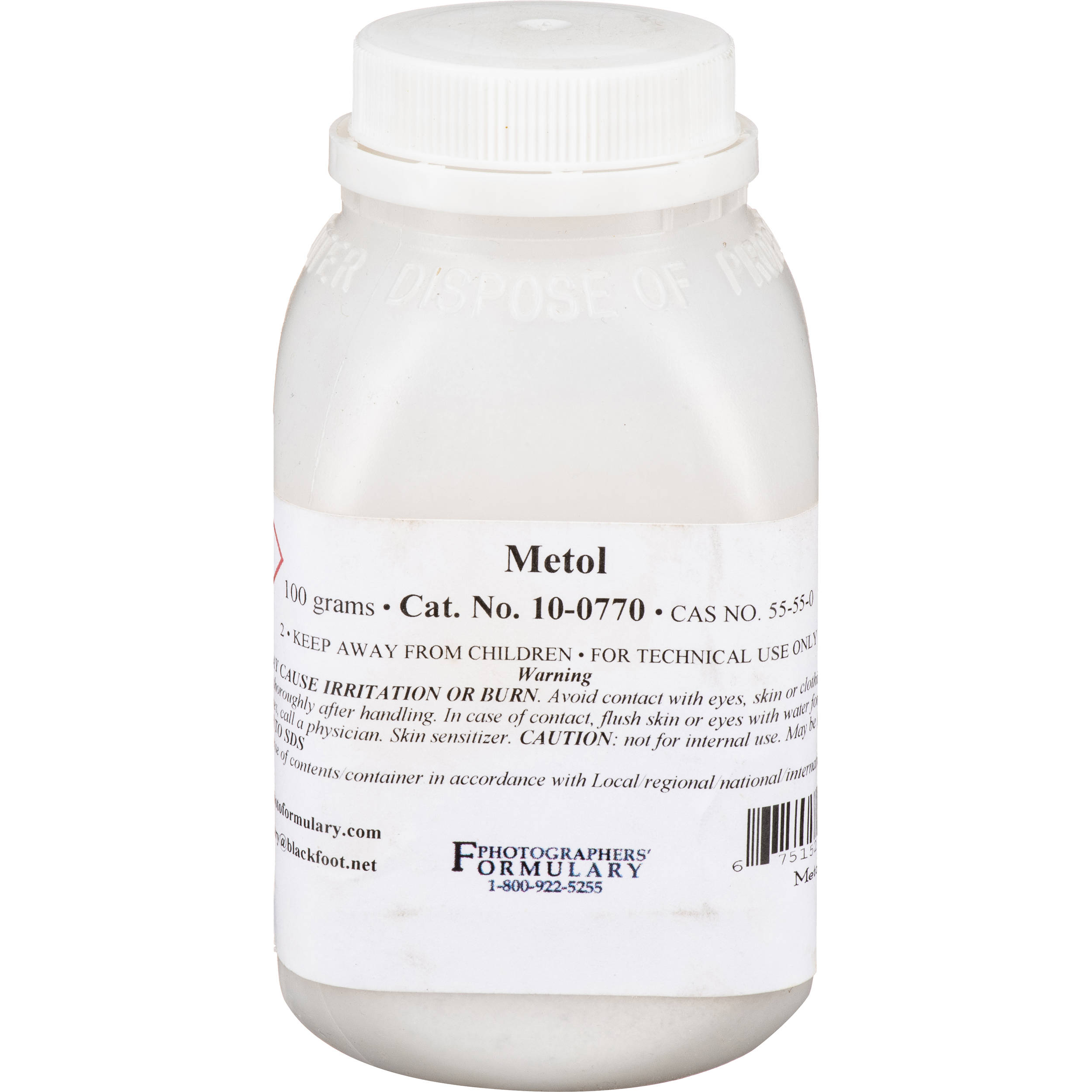 Photographers Formulary Metol (Elon) - 100 Grams