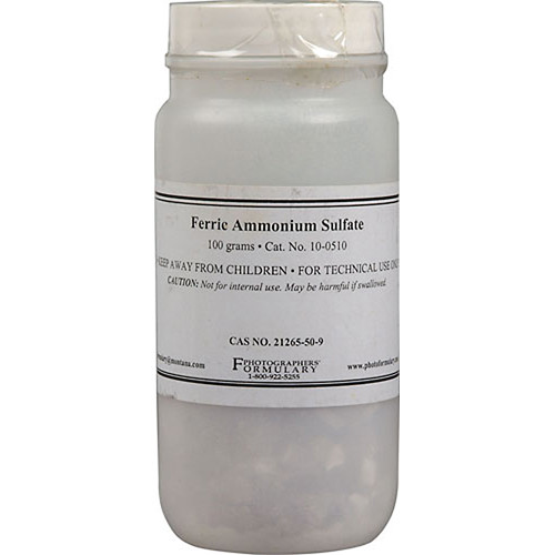 Photographers Formulary Ferric Ammonium Sulfate - 100g