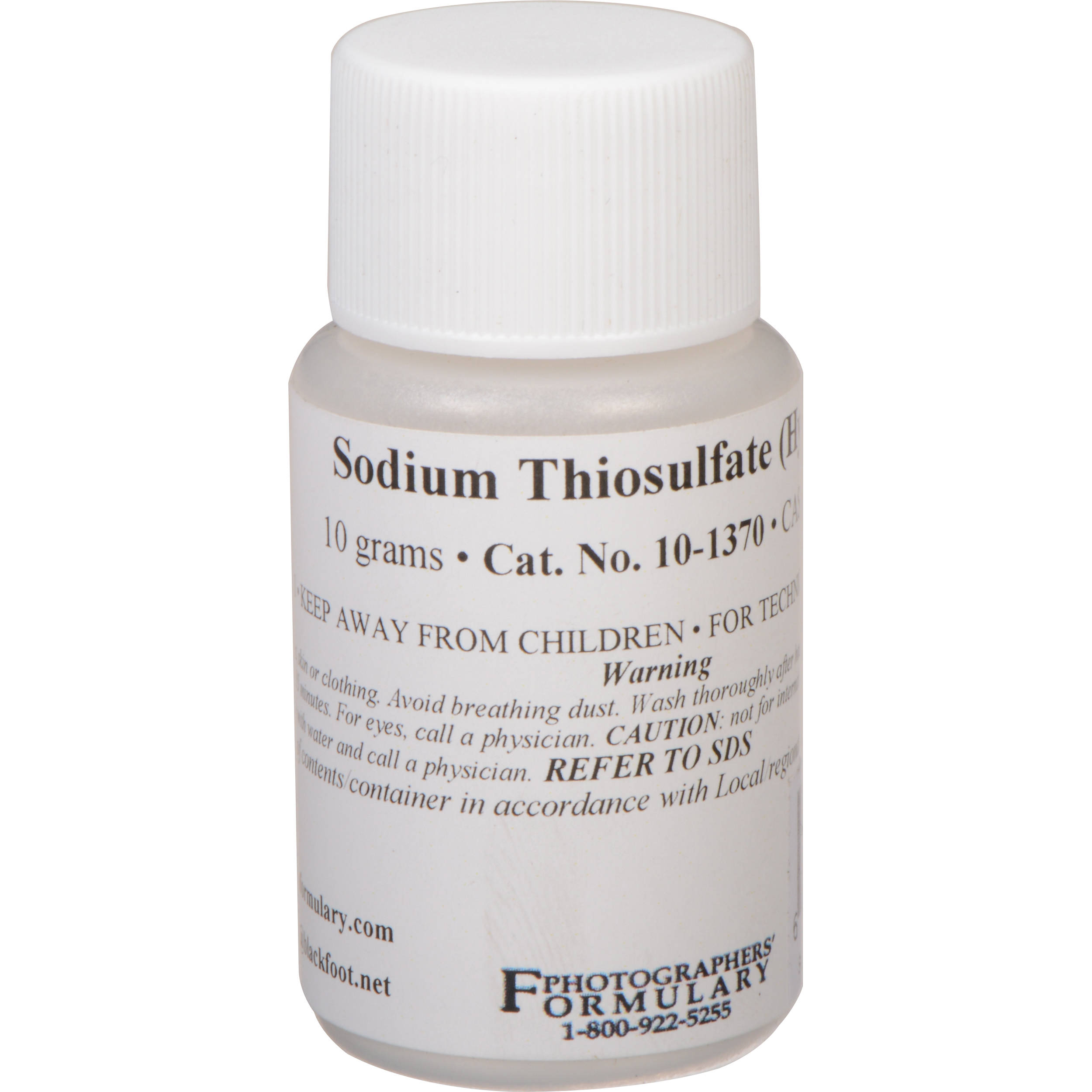 Photographers Formulary Sodium Thiosulfate, Anhydrous - 10g