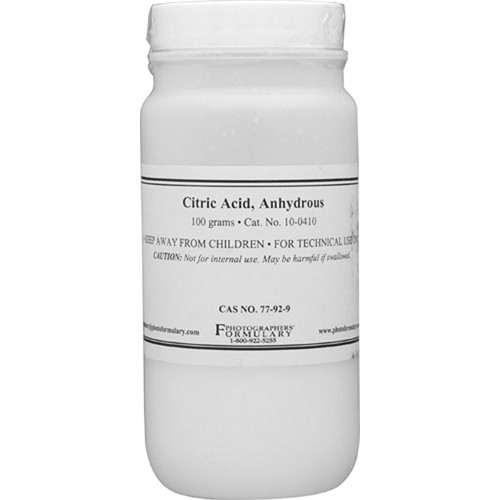 Photographers Formulary Citric Acid (100g)