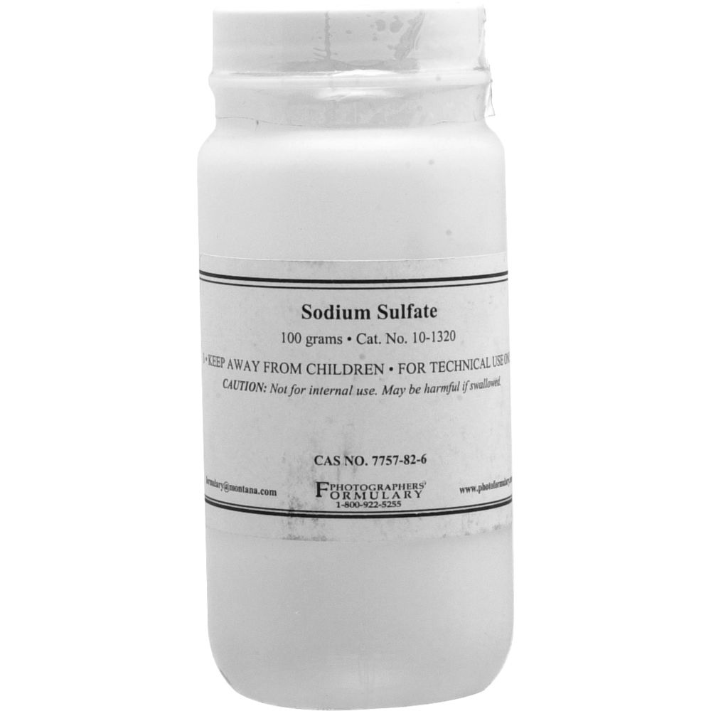 Photographers Formulary Sodium Sulfate - 100 Grams