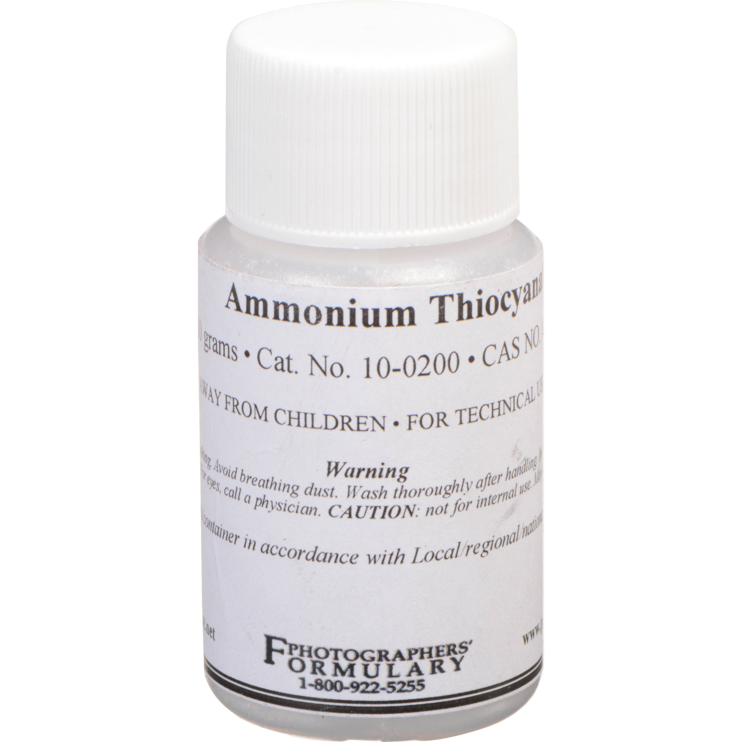 Photographers Formulary Ammonium Thiocyanate - 10 Grams
