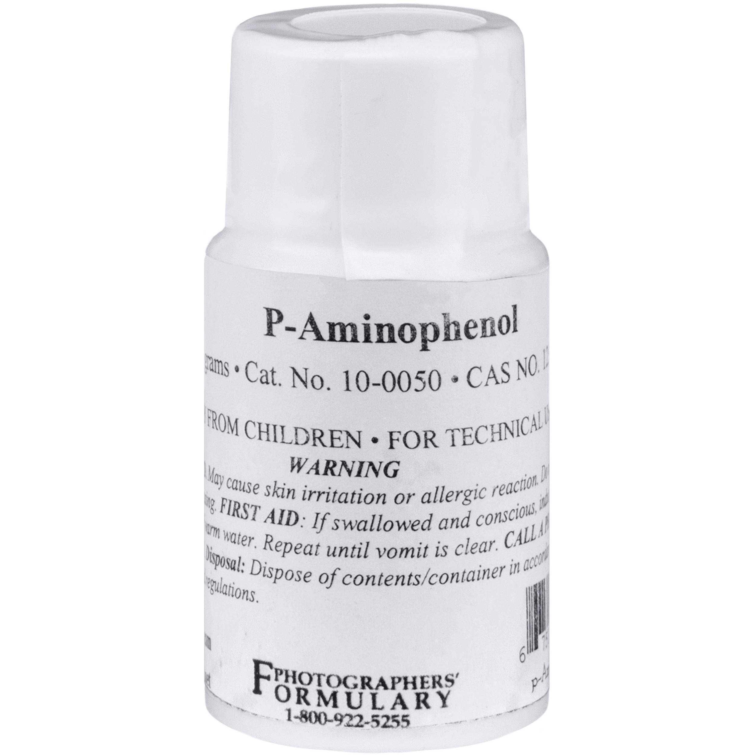 Photographers Formulary P-Aminophenol - 10 Grams