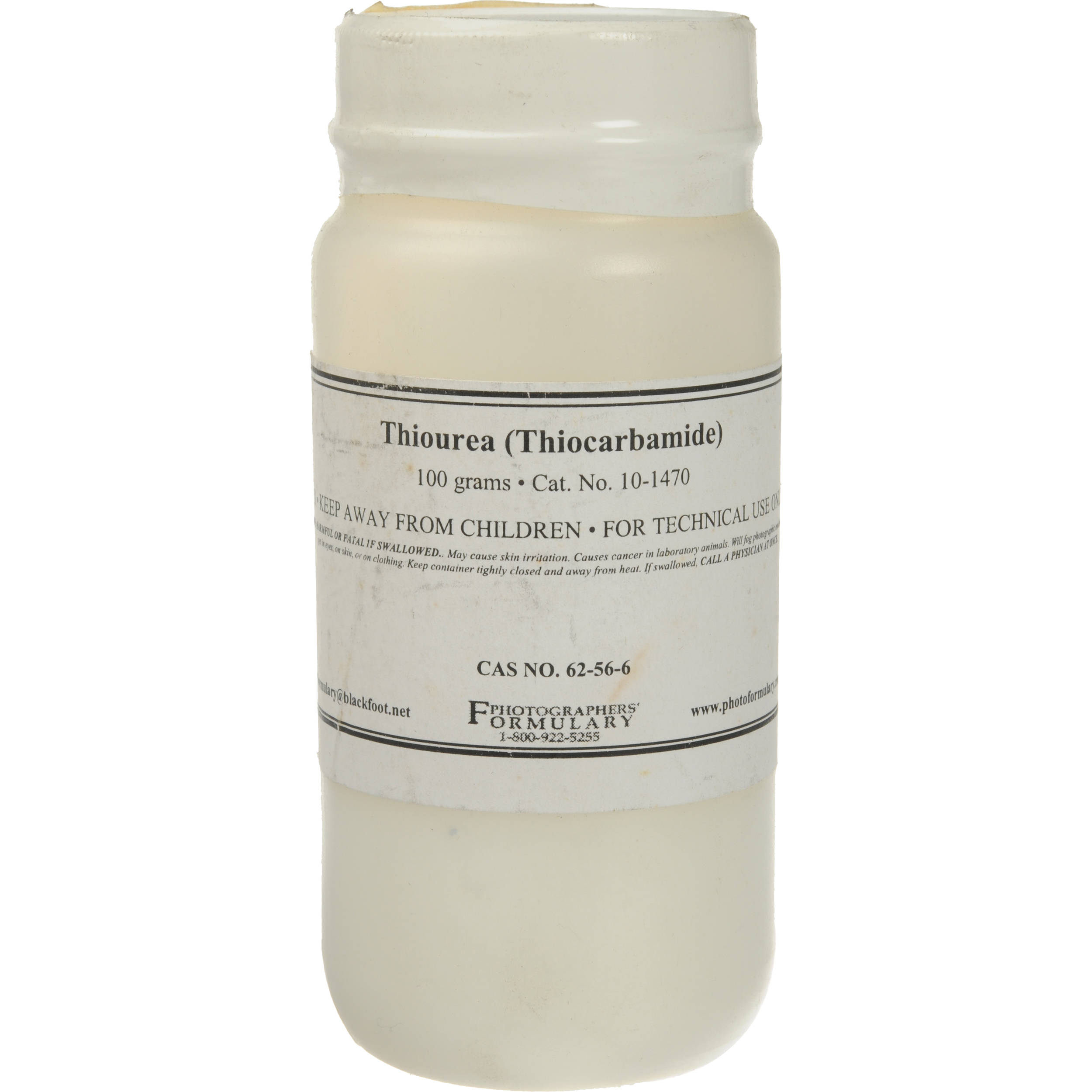 Photographers Formulary Thiourea (Thiocarbamide) - 100 Grams