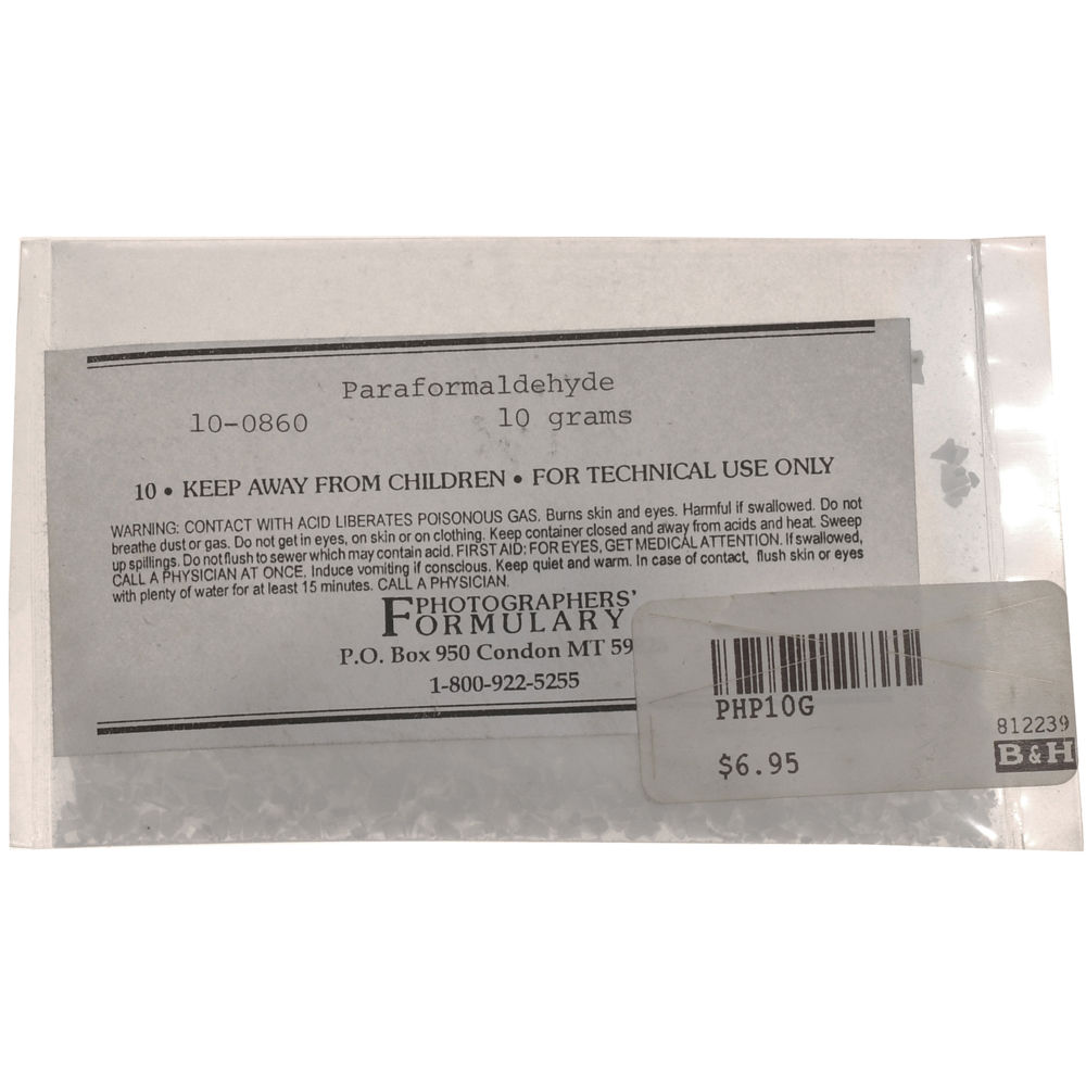 Photographers Formulary Paraformaldehyde - 10 Grams