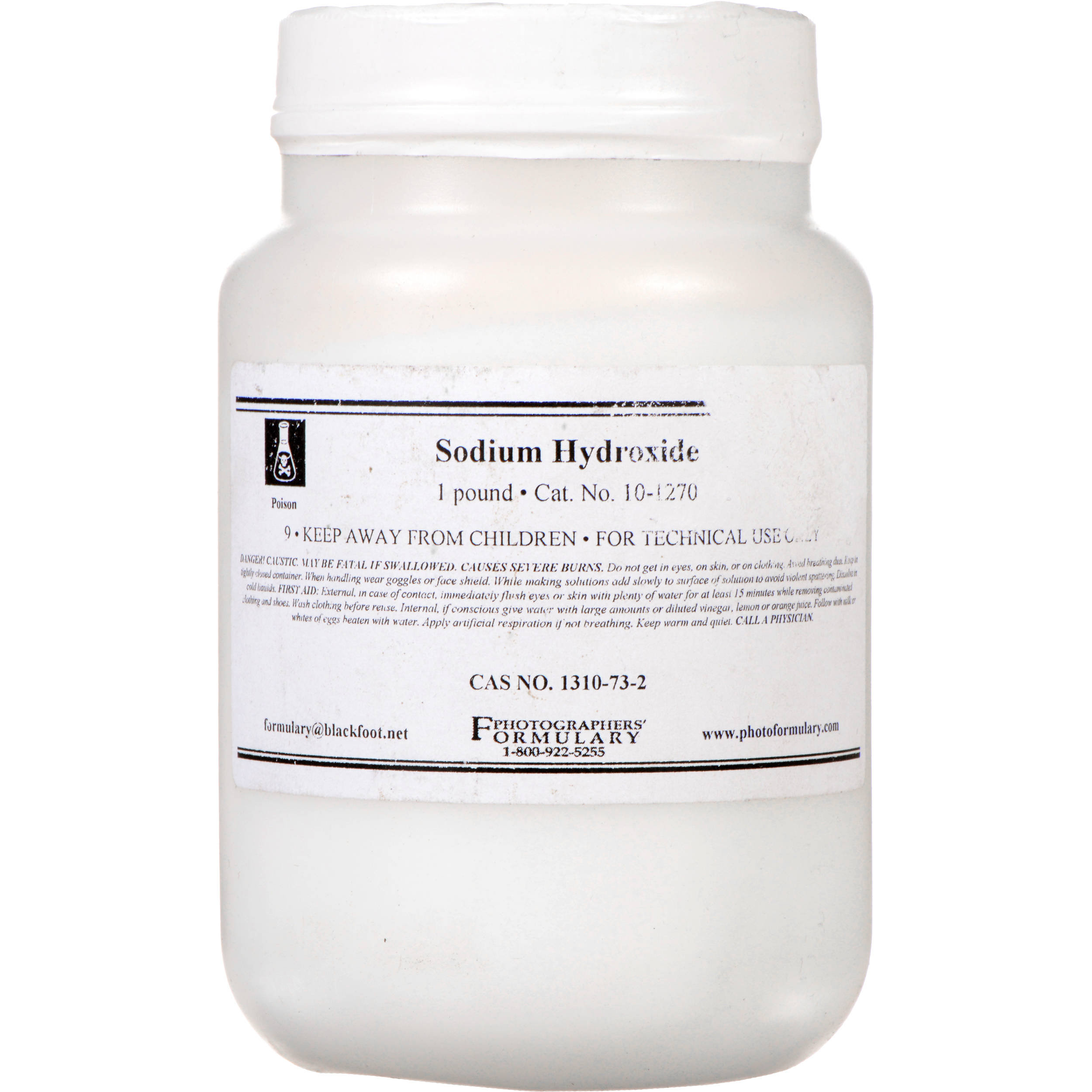 Photographers Formulary Sodium Hydroxide (1 lb)