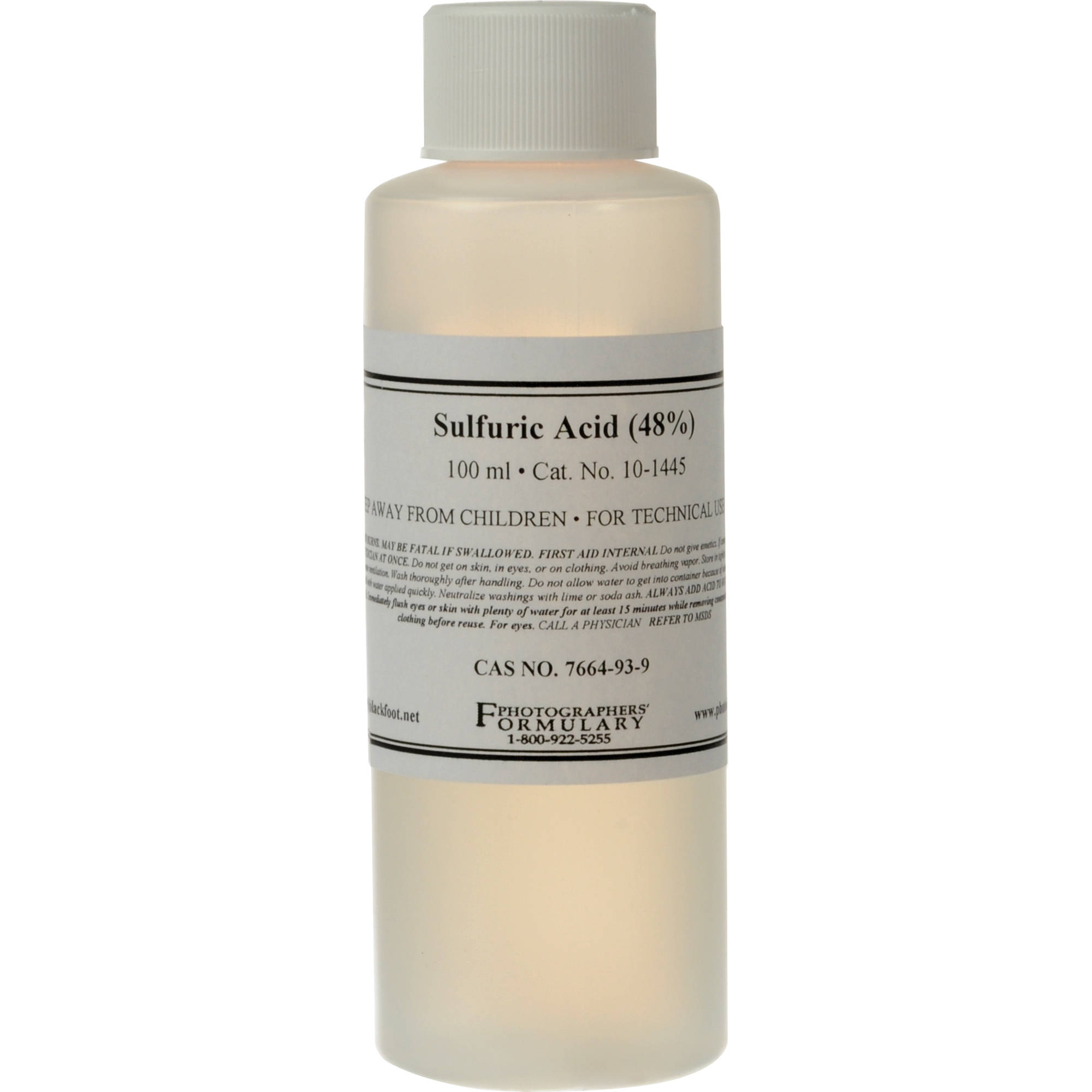 Photographers Formulary Sulfuric Acid, 48% (100 ml)