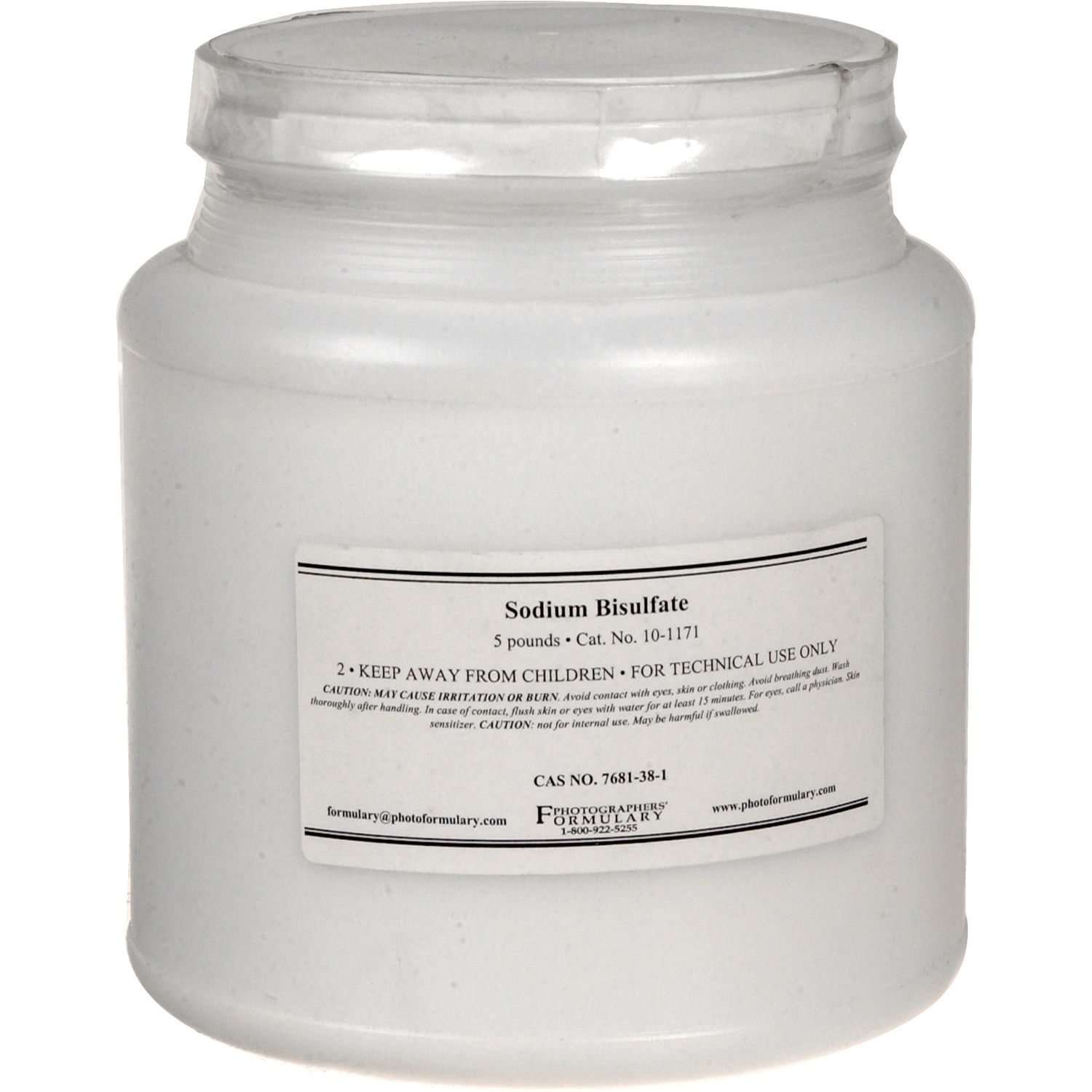 Photographers Formulary Sodium Bisulfate, Anhydrous - 5 Lbs.