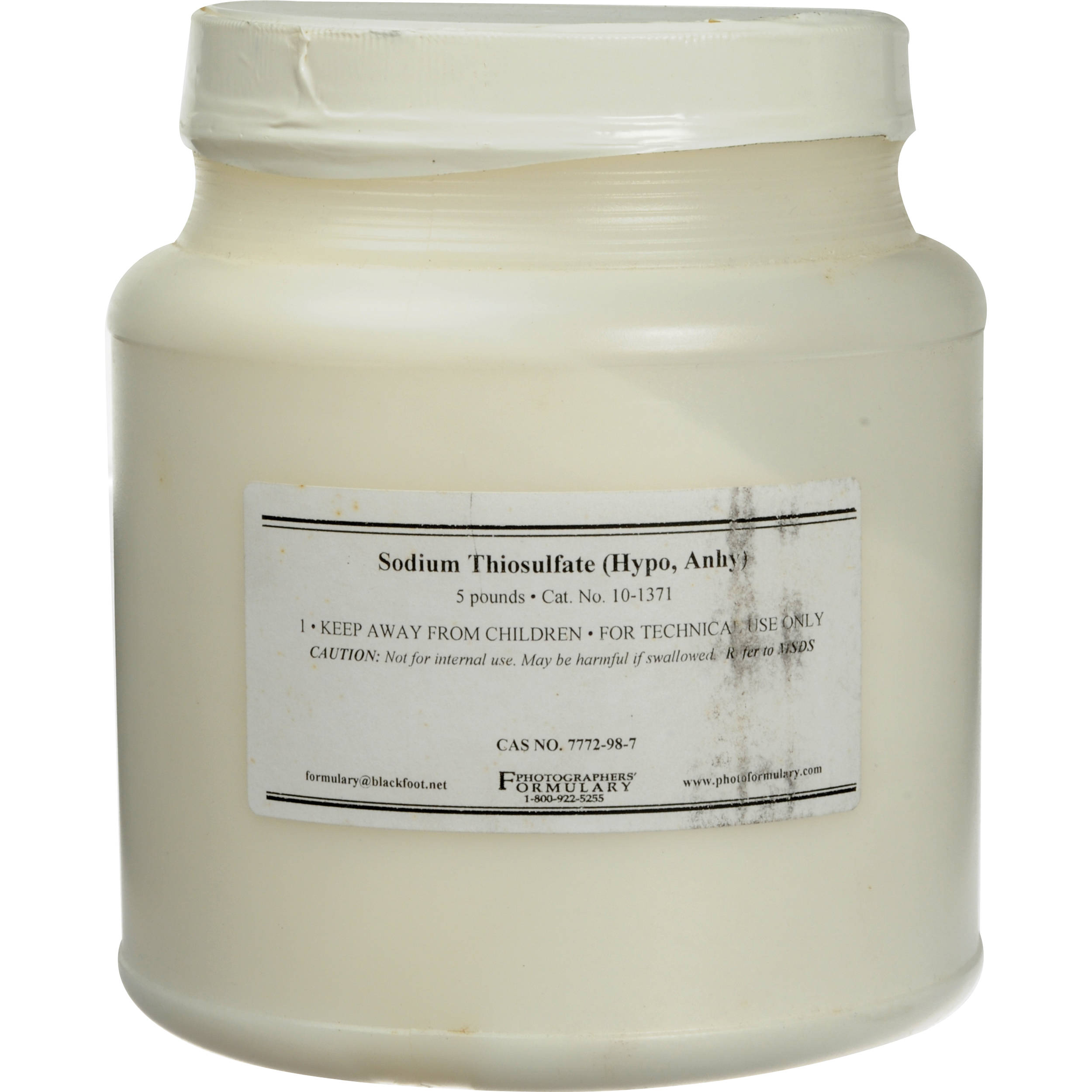 Photographers Formulary Sodium Thiosulfate, Anhydrous - 5 Lbs.