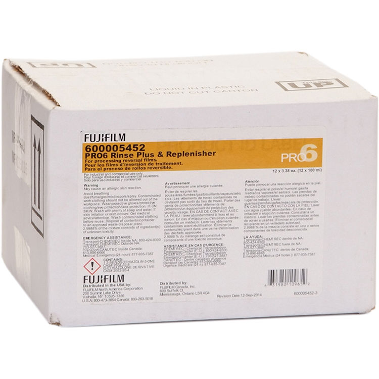 FUJIFILM PRO6 Rinse Plus & Replenisher (12 x 10L)