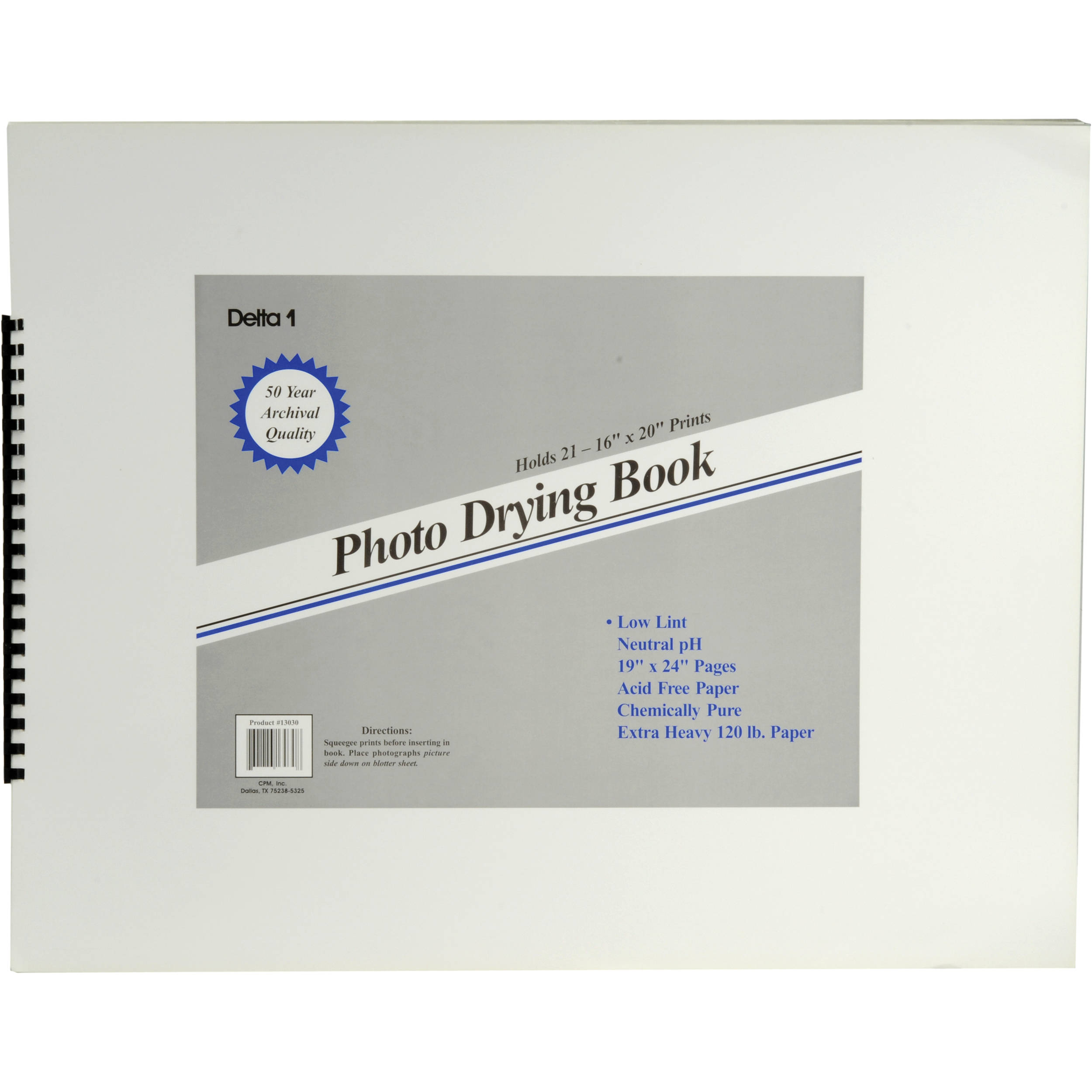 Delta 1 Photo Drying Book (19 x 24)