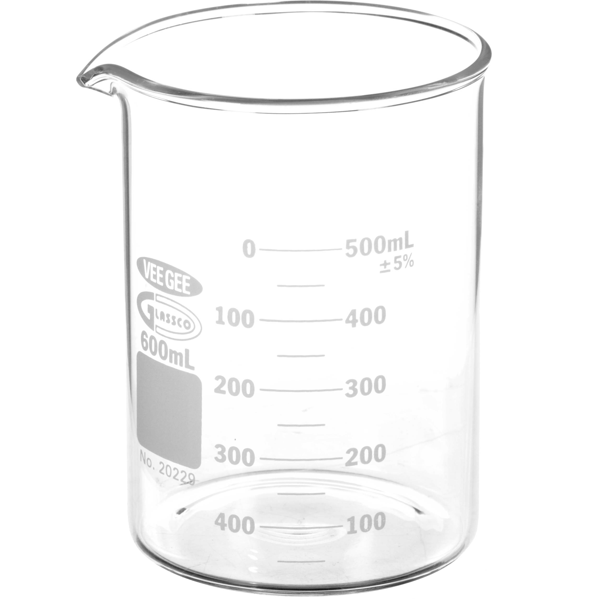 Photographers Formulary Glass Beaker - 600ml