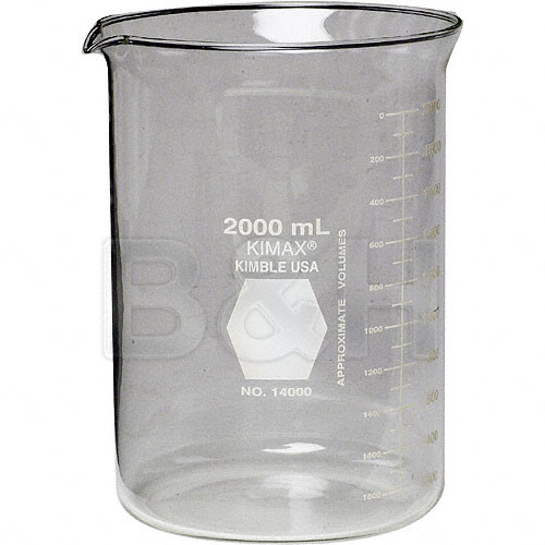 Photographers Formulary Glass Beaker (2000ml) (Clear)