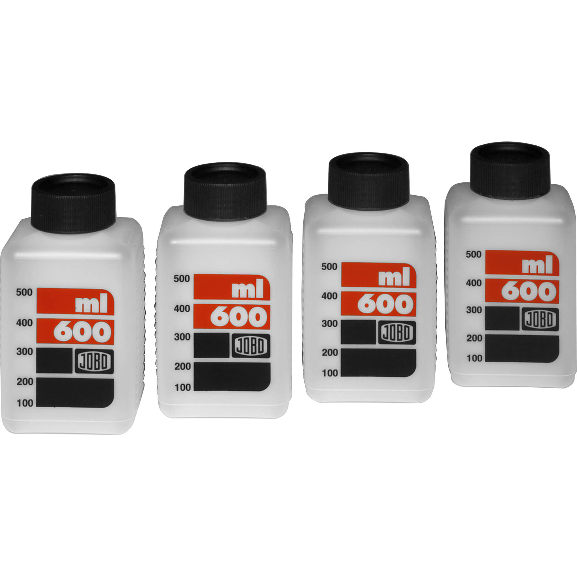 Jobo SKALED BOTTLES 600mL (4-Pack, White)