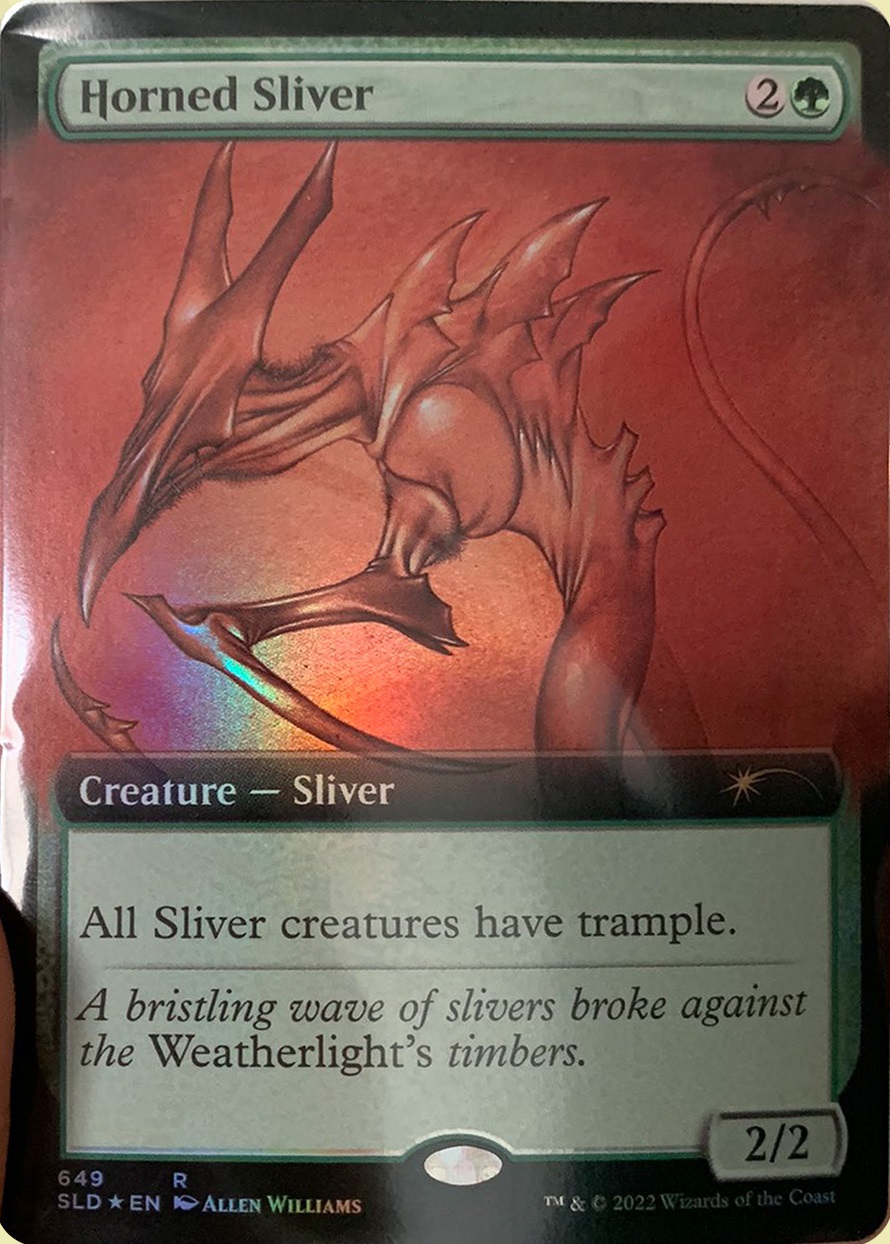 Horned Sliver - Extended Art