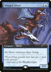 Winged Sliver ~ Extended Art (628) - Foil