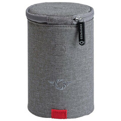 COSYSPEED Large Lens Case (Steel Gray/Red)