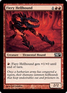 Fiery Hellhound - Foil