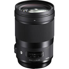Sigma 40mm f/1.4 DG HSM Art Lens for Canon EF
