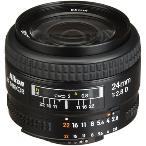 Nikon AF NIKKOR 24mm f/2.8D Lens