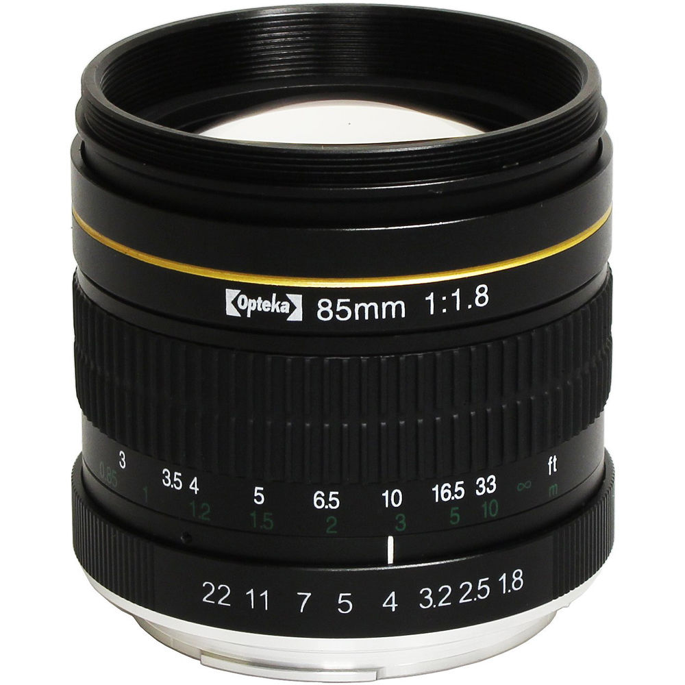 Opteka 85mm f/1.8 Lens for Canon EF