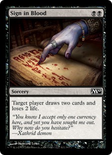 Sign in Blood - Foil
