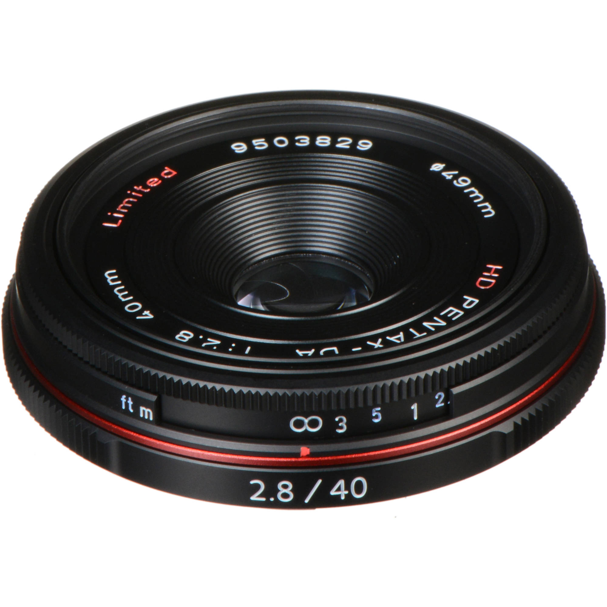 Pentax HD Pentax DA 40mm f/2.8 Limited Lens (Black)