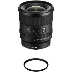 Sony FE 20mm f/1.8 G Lens with UV Filter Kit