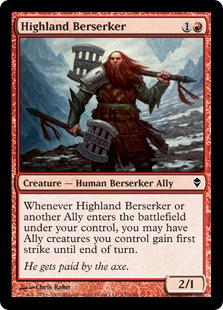 Highland Berserker - Foil