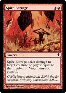 Spire Barrage - Foil