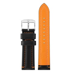 Luminox - Black Leather with Orange Stitching F-35 Lighting II - Model 9380- 24mm