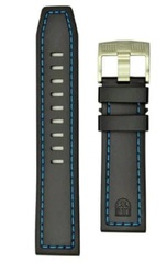 Luminox - Black Rubber Strap with Blue Stitching - FP3020.24Q