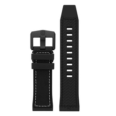 Luminox - Black Nylon over Black Rubber Strap with White Stitching (ICE-SAR) - 1001