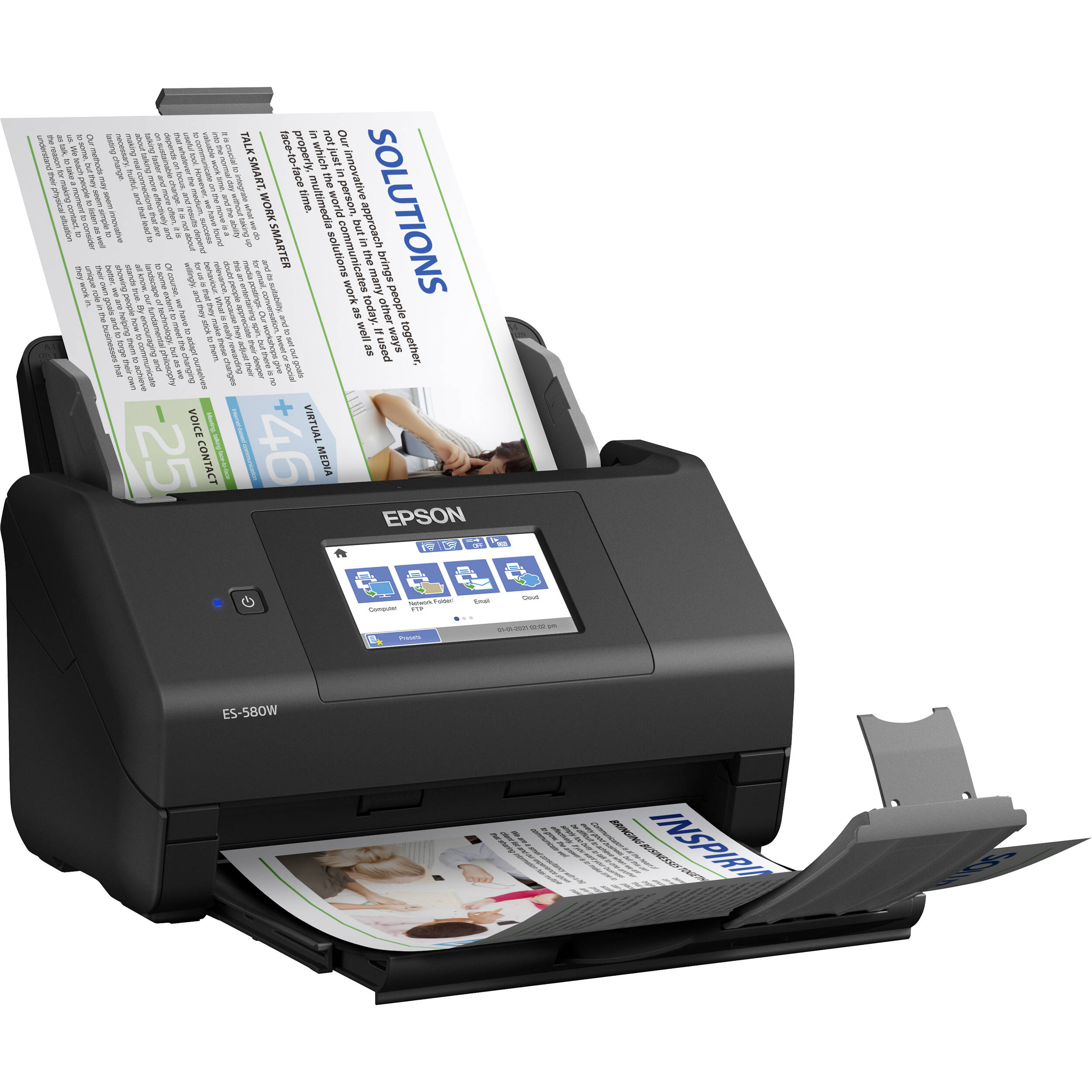 Epson ES-580W Wireless Duplex Document Scanner