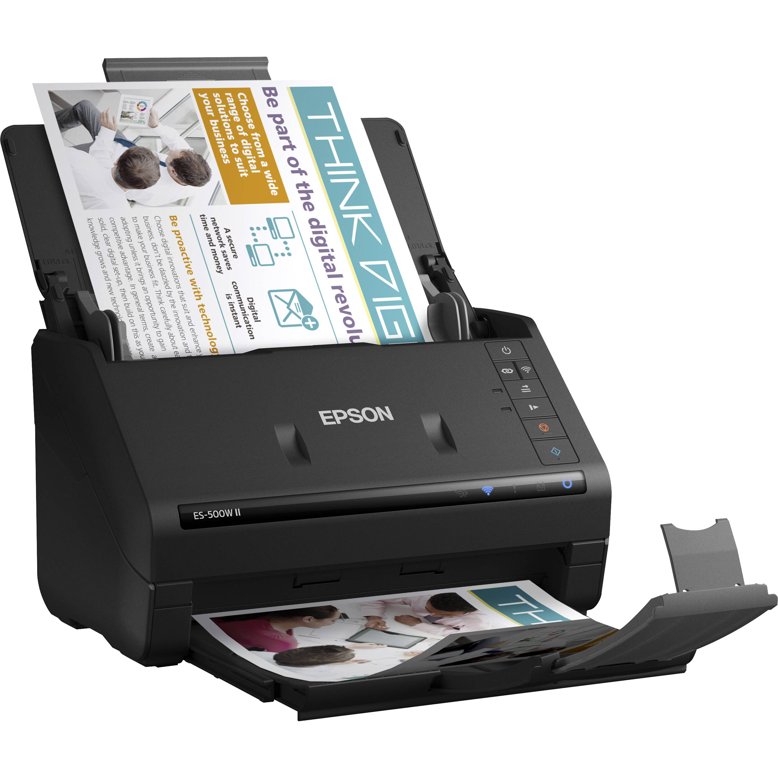 Epson ES-500W II Wireless Duplex Document Scanner