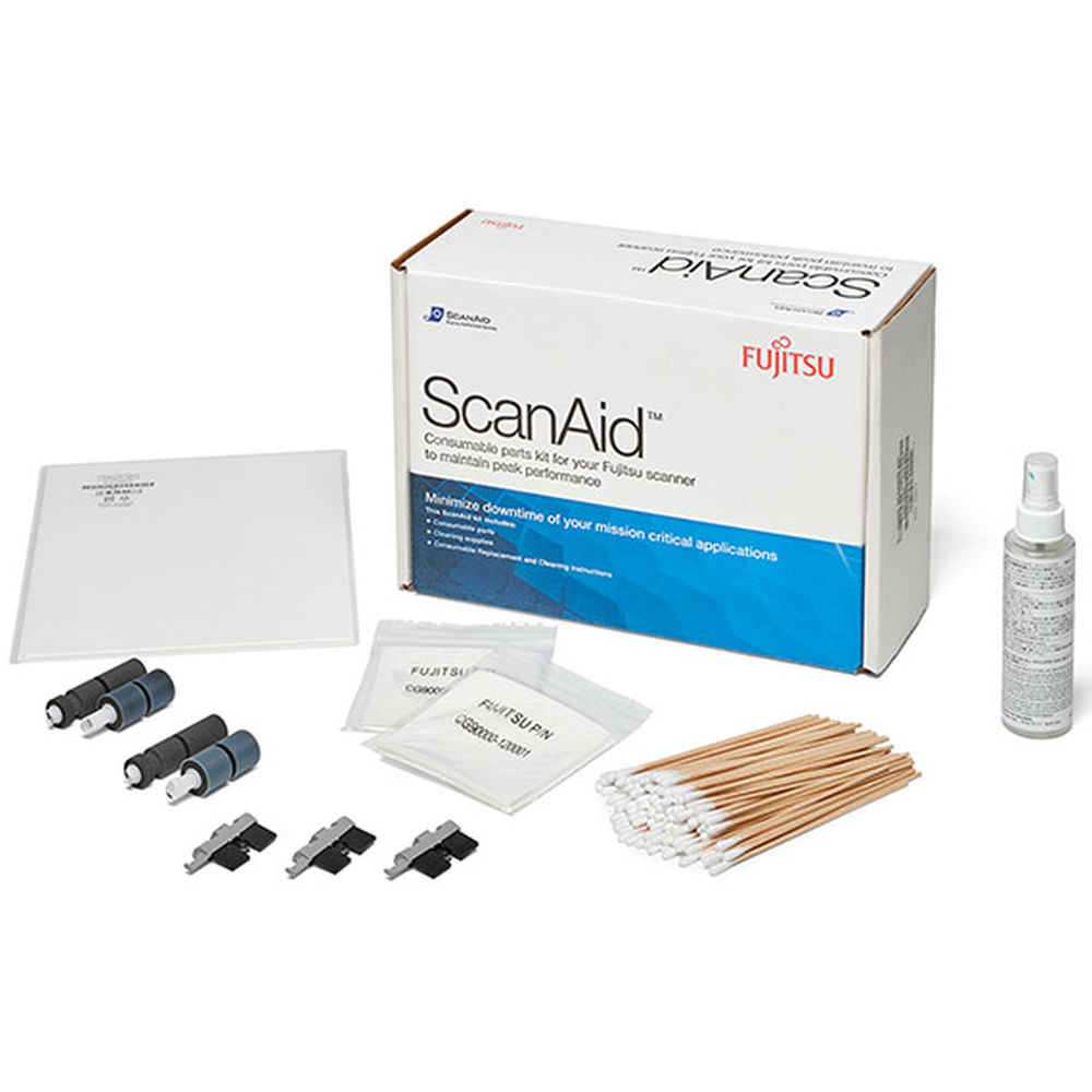 Fujitsu ScanAid Cleaning & Consumables Kit for FI-4340C