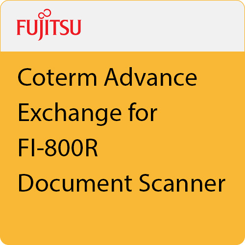 Fujitsu 1-Month Co-Term Advance Exchange for fi-800R